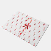 キャンディーの杖 ドアマット (アングル)