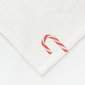 キャンディーの杖 フリースブランケット (角)