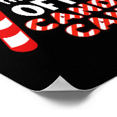 キャンディーの短冊を舐めることができる。おもしろい ポスター (角)