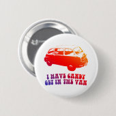 キャンディーを持って、バンに乗って 缶バッジ (正面&裏面)