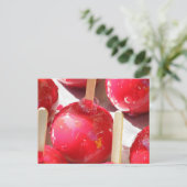 キャンディーアップルのはがき ポストカード (スタンド正面)