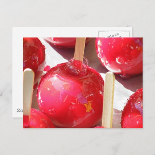 キャンディーアップルのはがき ポストカード (正面/裏面)