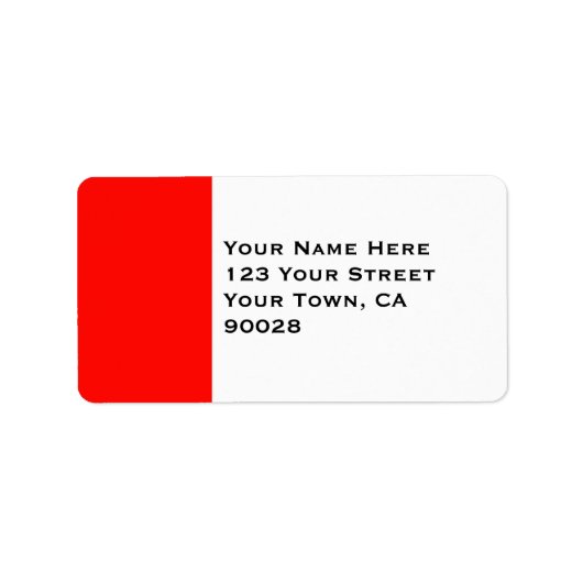 キャンディーアップルレッド縁ど ラベル (正面)