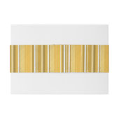 キャンディーイエローストライプ 招待状ベリーバンド (裏面例)