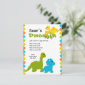 キャンディーカラーの恐竜 招待状 (スタンド正面)