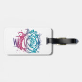 キャンディーカラーバラ ラゲッジタグ (裏面横)