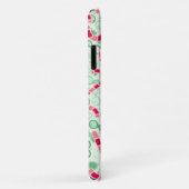 キャンディーキャンズオングリーンハイブグラデーションリッドペイズリー Case-Mate iPhoneケース (裏面/右)