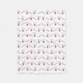 キャンディーキャンズクリスマス フリースブランケット (正面)