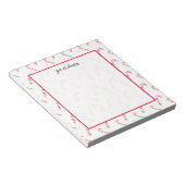 キャンディーキャンズパターン ノートパッド (アングル)