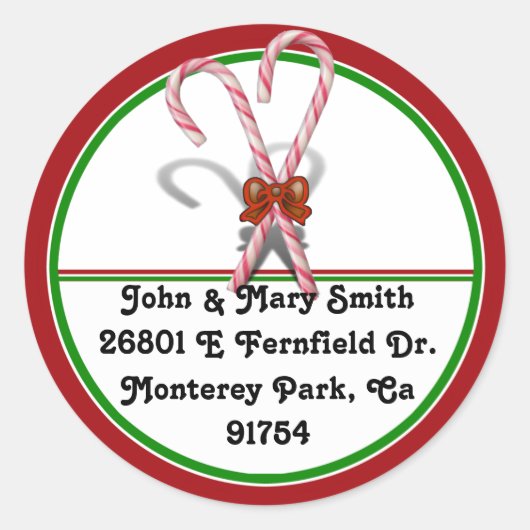 キャンディーキャン ラウンドシール (正面)