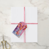 キャンディーキャン | ヴィンテージクリスマス ギフトタグ (より糸付き)