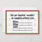 キャンディーキャン 招待状 (裏面)