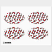 キャンディーキャン 楕円形シール (シート)