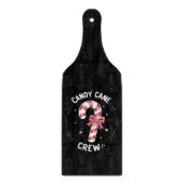 キャンディーキースクルーおもしろいクリスマスキャンディラブクリスマス カッティングボード (正面)