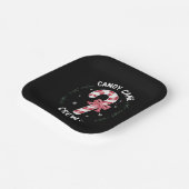 キャンディーキースクルーおもしろいクリスマスキャンディラブクリスマス ペーパープレート (傾斜あり)