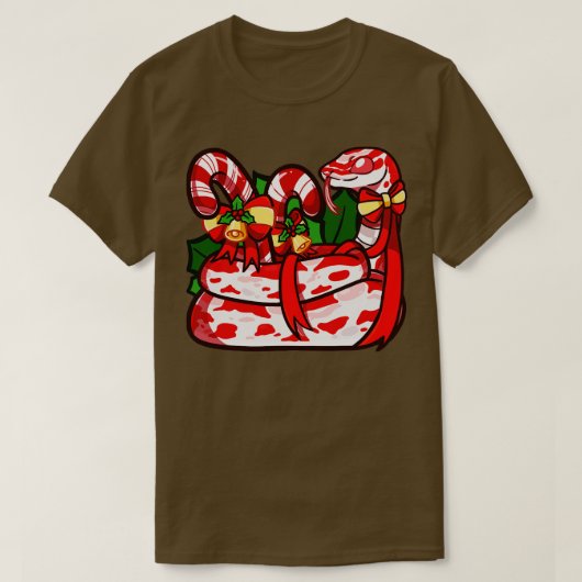 キャンディーキーンコーンスネークウィンター Tシャツ (デザイン正面)