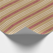 キャンディーキーンスターフィッシュ、ハワイアンスタイルクリスマス ラッピングペーパー (角)