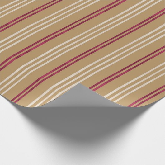 キャンディーキーンスターフィッシュ、ハワイアンスタイルクリスマス ラッピングペーパー (角)