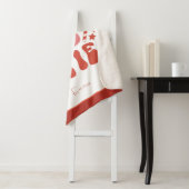 キャンディーケインかわいこちゃんクリスマスホリデイと名前 シェルパブランケット (インサイチュ)