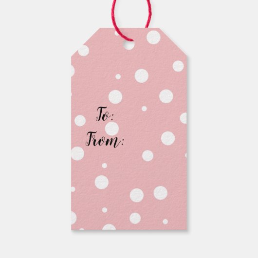 キャンディーケインイラストレーションクラシックギフトラベル ギフトタグ (裏面)