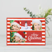 キャンディーケインクリスマス シーズンカード (スタンド正面)