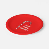 キャンディーケインスウィートホリデーズ紙プレート ペーパープレート (アングル)