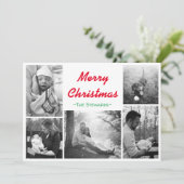 キャンディーケインストライプクリスマスカード シーズンカード (スタンド正面)