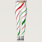 キャンディーケインストライプレギンス レギンス (正面)