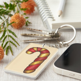 キャンディーケインツイストクリスマスクッキーホリデイベーキング キーホルダー