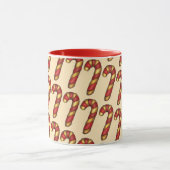 キャンディーケインツイストクリスマスクッキーホリデイベーキング マグカップ (中央)