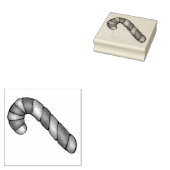 キャンディーケインツイストクリスマスホリデークッキーベーキング ラバースタンプ (押印)