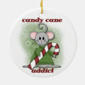 キャンディーケインディーククリスマスキープサクオーナメント セラミックオーナメント (裏面)