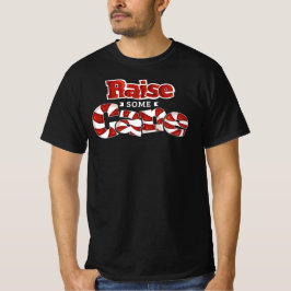 キャンディーケインパンクリスマスホリデーズノベルティギフト Tシャツ