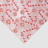 キャンディーケインピンク包み紙 薄葉紙 (詳細)