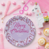 キャンディーケインベリー紙プレート ペーパープレート (パーティー)