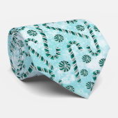 キャンディーケインペパーミントクリスマス ネクタイ (ロール)