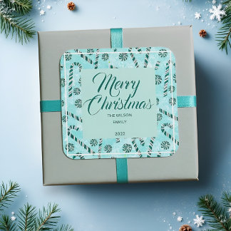 キャンディーケインペパーミント スクエアシール