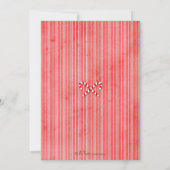 キャンディーケインホリデーパーティ招待状 招待状 (裏面)