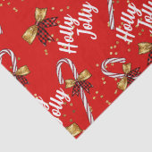キャンディーケインホリーすてきフェスティバルモダンクリスマス 薄葉紙 (詳細)