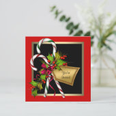 キャンディーケインホリーレッドクリスマスパーティー 招待状 (スタンド正面)