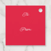 キャンディーケインリボンクラシックイラストレーション フェイバータグ (裏面)