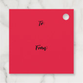 キャンディーケインリボンクラシックイラストレーション フェイバータグ (裏面)