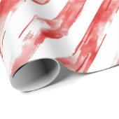 キャンディーケインレッドストライプクリスマスクリスマス ラッピングペーパー (ロールコーナー)