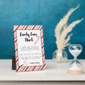 キャンディーケイン狩りゲームプラーク フォトプラーク (側面)