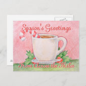 キャンディーケイン茶はがき シーズンポストカード (正面/裏面)