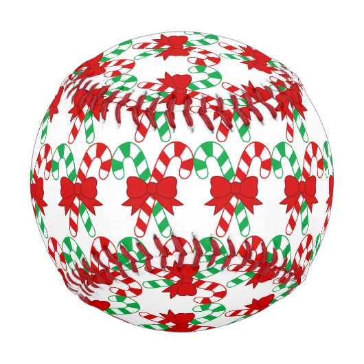 キャンディーケイン野球 野球ボール (正面)