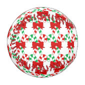 キャンディーケイン野球 野球ボール (正面左)