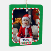 キャンディーケイン(写真を追加)セラミックオーナメント セラミックオーナメント (右)