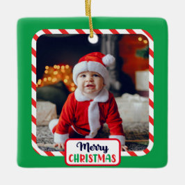 キャンディーケイン（写真を追加）セラミックオーナメント セラミックオーナメント