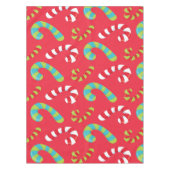 キャンディーケーンおもしろいホリデーテーブルクロス テーブルクロス (正面)